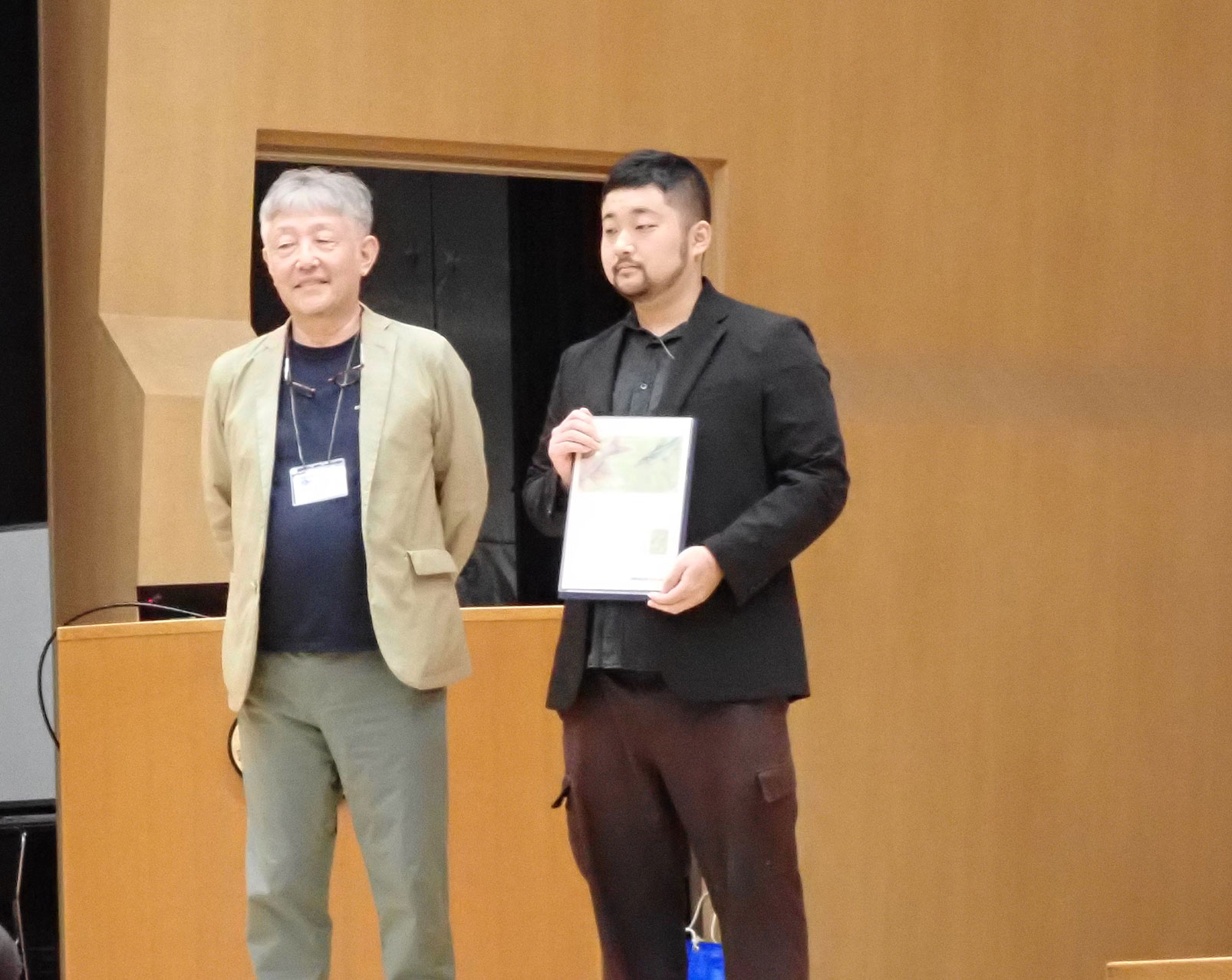 日本魚類学会論文賞授賞式