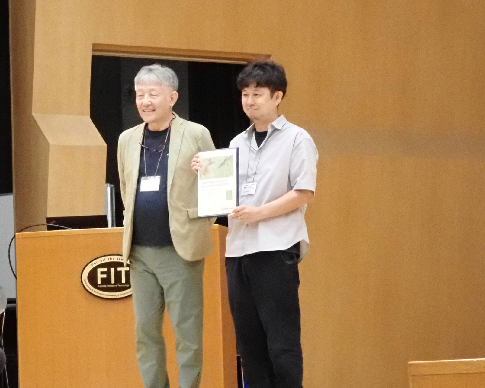 日本魚類学会論文賞授賞式